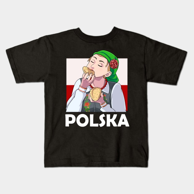 Dyngus Day Polska Pierogies Lover Kids T-Shirt by Noseking